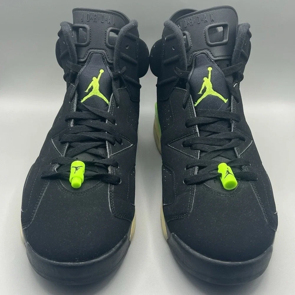 2021 Nike Jordan 6 Electric Green Retro Basketball - Men's Size 14 USED